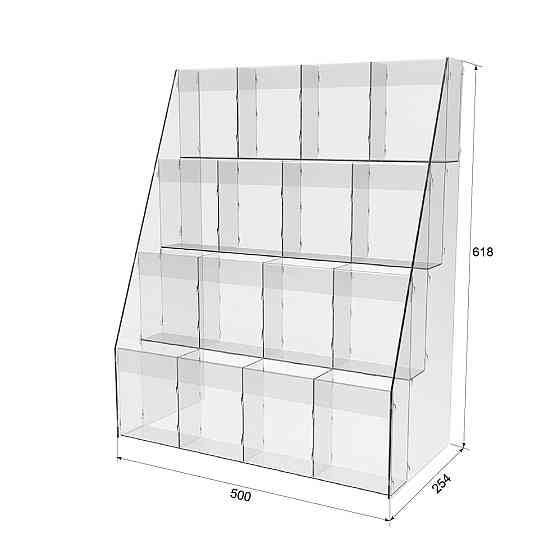 Товарна горка EKOSTAR 4 яруса 500х254х618 Київ