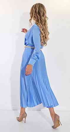 Костюм зі спідницею гофре із шовку (42) Київ