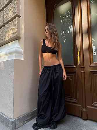 Жіночі широкі оверсайз штани Аладіни з плащівки Одеса