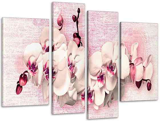 Модульная картина Абстракция Орхидея Art-160_4 110x160 см Киев