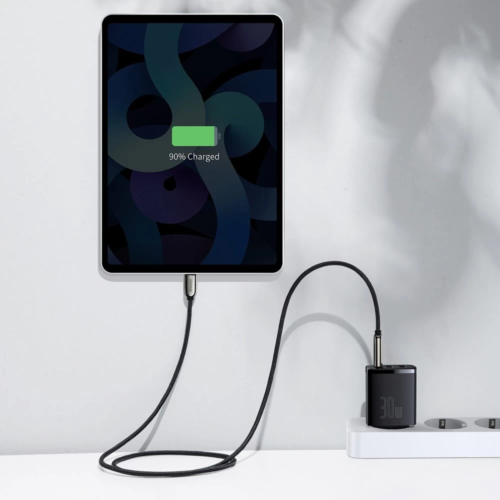 Мережевий зарядний пристрій Baseus Compact Quick Charger 2U+C 30W EU Black Київ - фото 7