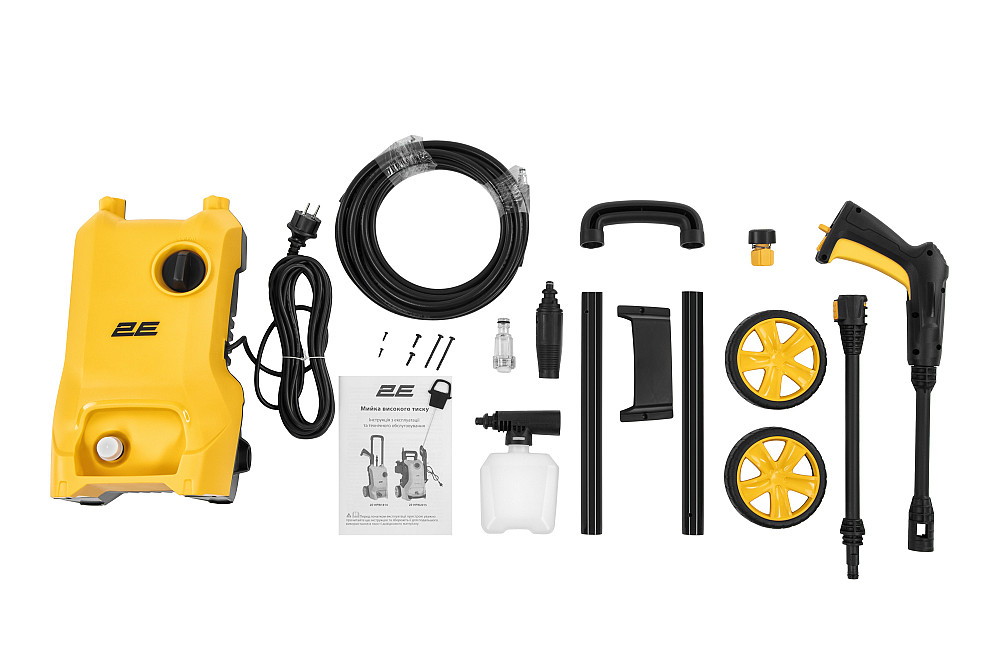 Мінімийка високого тиску 2E AquaClean 140 1800Вт 140бар 480л/год шланг 6м 6.06кг Київ - фото 4