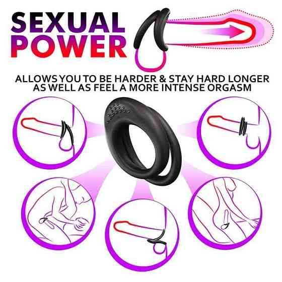 Подвійне ерекційне кільце Power Sex Вінниця