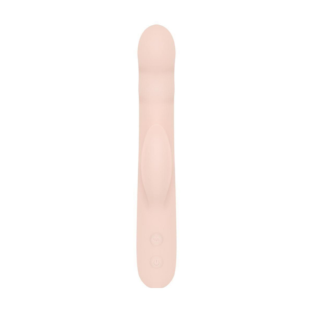Вібратор-кролик Good Vibes Only - SHAI Thrusting Vibrator Soft Silicone - Pink Sex Aura Київ - фото 3