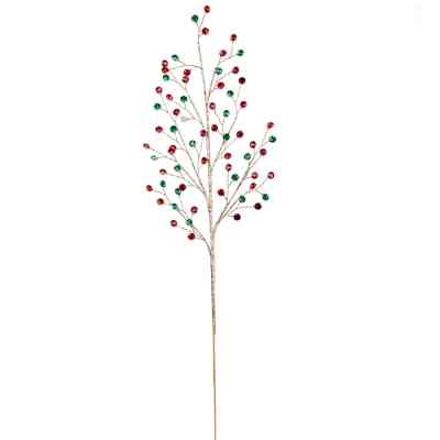 Декоративна гілка YES! Fun з кристалами, 83 см, червона/зелена (974112) Вінниця