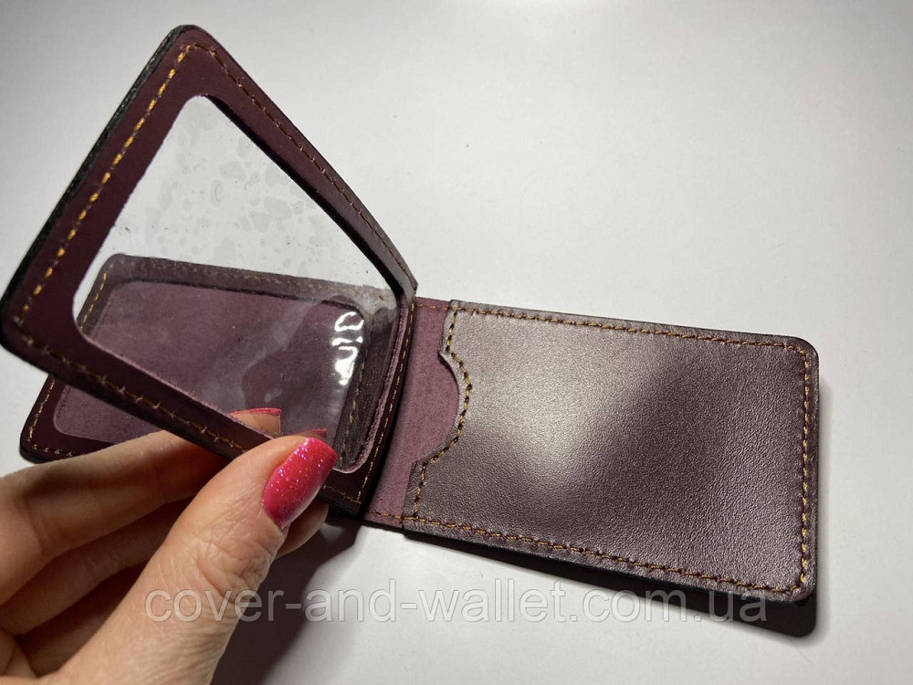 Обкладинка на посвідчення Державна митна служба з кишенею (тиснення золотом) Київ - фото 7