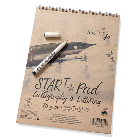 Альбом для каллиграфии и леттеринга на спирали STAR T А4 90г/м2 30л SM-LT Art Киев