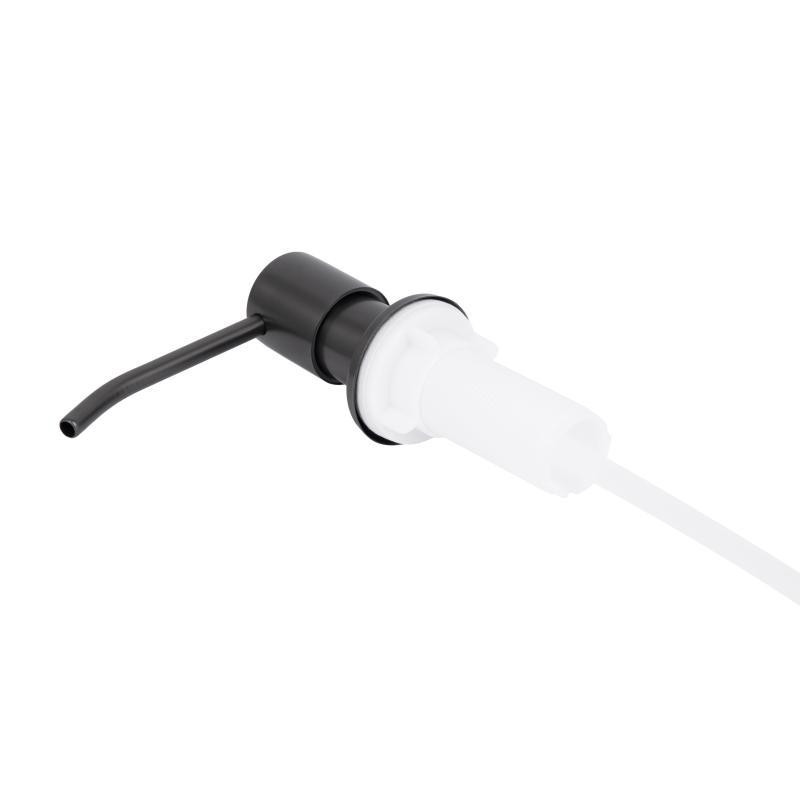 Дозатор для мийного засобу Lidz Acsis LA30 Brushed Black PVD, круглий LDACSLA30BLM49827 Київ - фото 3