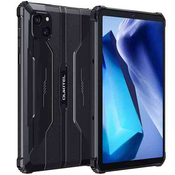 Планшет Oukitel RT3 8” HD+ /4GB/64GB/ MT6762 /5150mAh/ 16+8Мп /IP69K/ NFC / LTE Black Винница