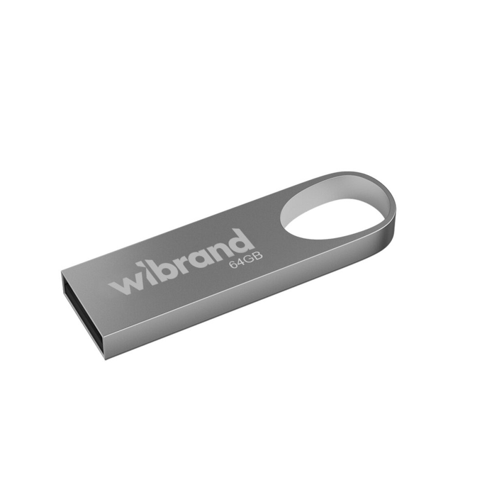 Flash Wibrand USB 2.0 Irbis 64Gb Silver (WI2.0/IR64U3S) Київ - фото 1