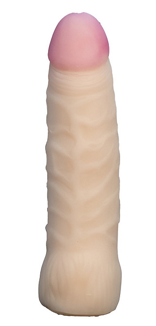 Насадка для страпона тілесна EGZO CIBERSKIN NSTR12 ( 16 см х 4 см ) Sex Aura Київ - фото 3