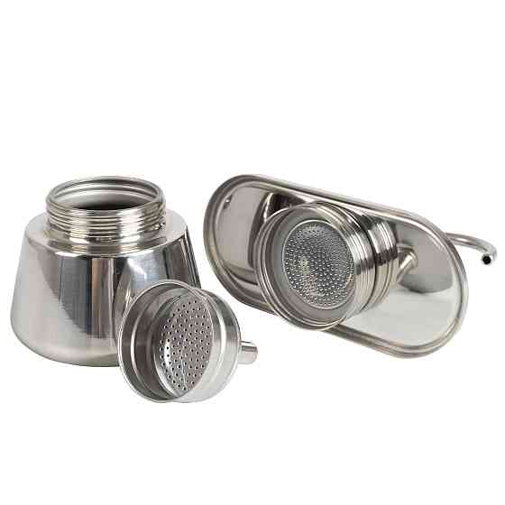 Кофеварка Bo-Camp Stainless Steel 2-cups Silver (2200545) Вінниця