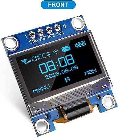 Дисплей OLED SSD1306 I2C 4pin 0.96