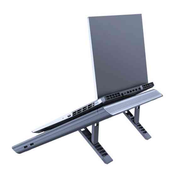 Підставка для ноутбука до 21" Baseus ThermoCool Heat-Dissipating Laptop Stand LUWK000013 (Cіра) Николаев