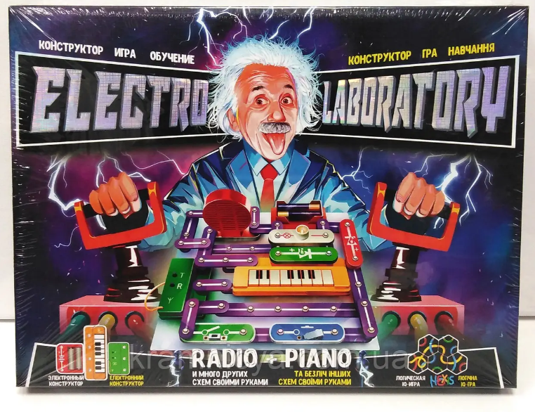 Електронний конструктор "Electro Laboratory. Radio+Piano" Danko Toys ELab-01-03  Radio+Piano Вінниця - фото 1