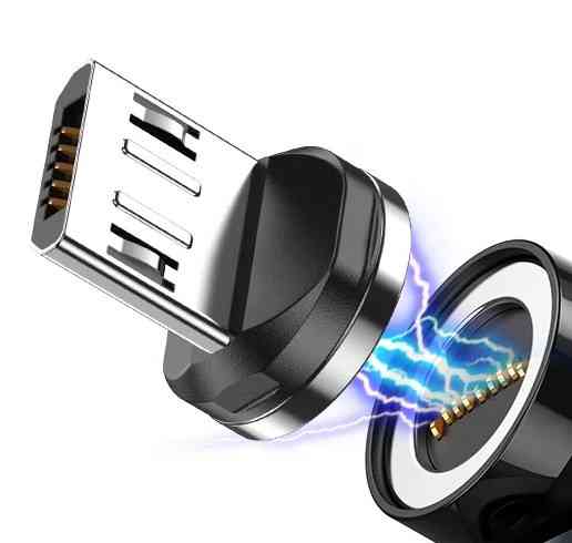 Магнитный коннектор MicroUSB для магнитного адаптера, 9pin, поддержка быстрой зарядки до 240W (без адаптера) Николаев