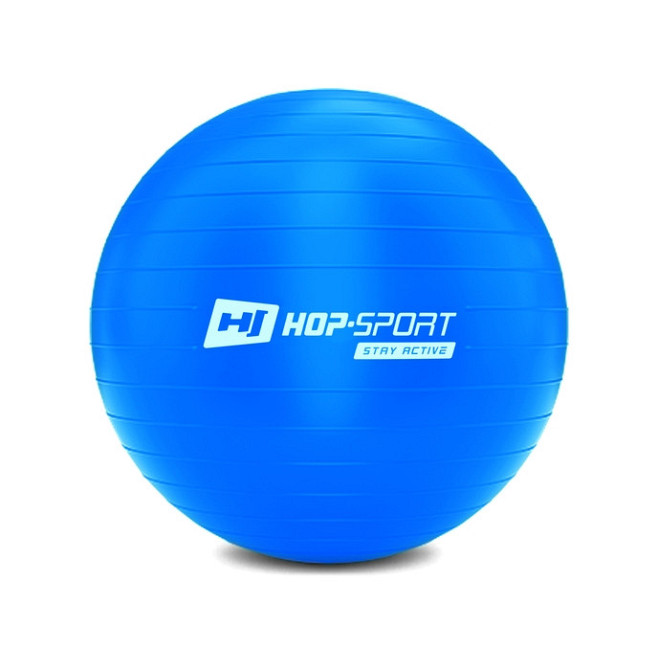 Фитбол Hop-Sport 45см голубой + насос 2020 Киев - изображение 1