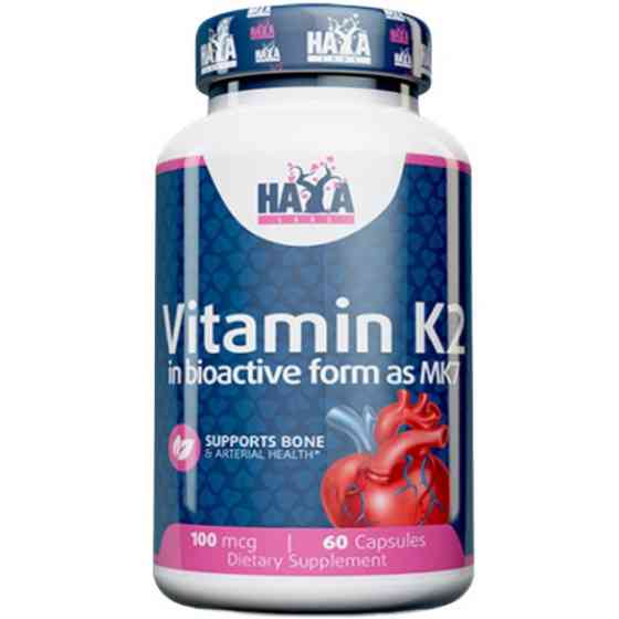 Витамин K2 Haya Labs Vitamin K2-Mk7 100 mcg 60 Caps Луцк