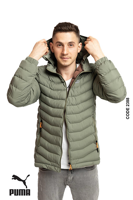 Мужская демисезонная стеганая куртка Puma Киев - изображение 7