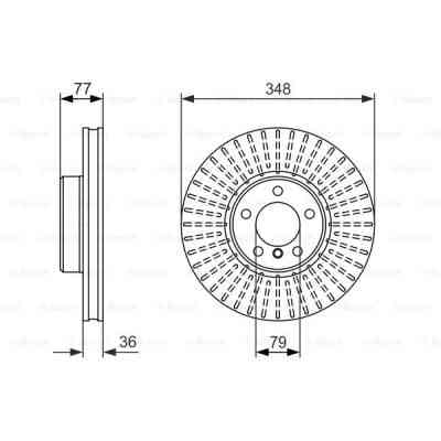 Тормозной диск Bosch 0 986 479 774 Винница