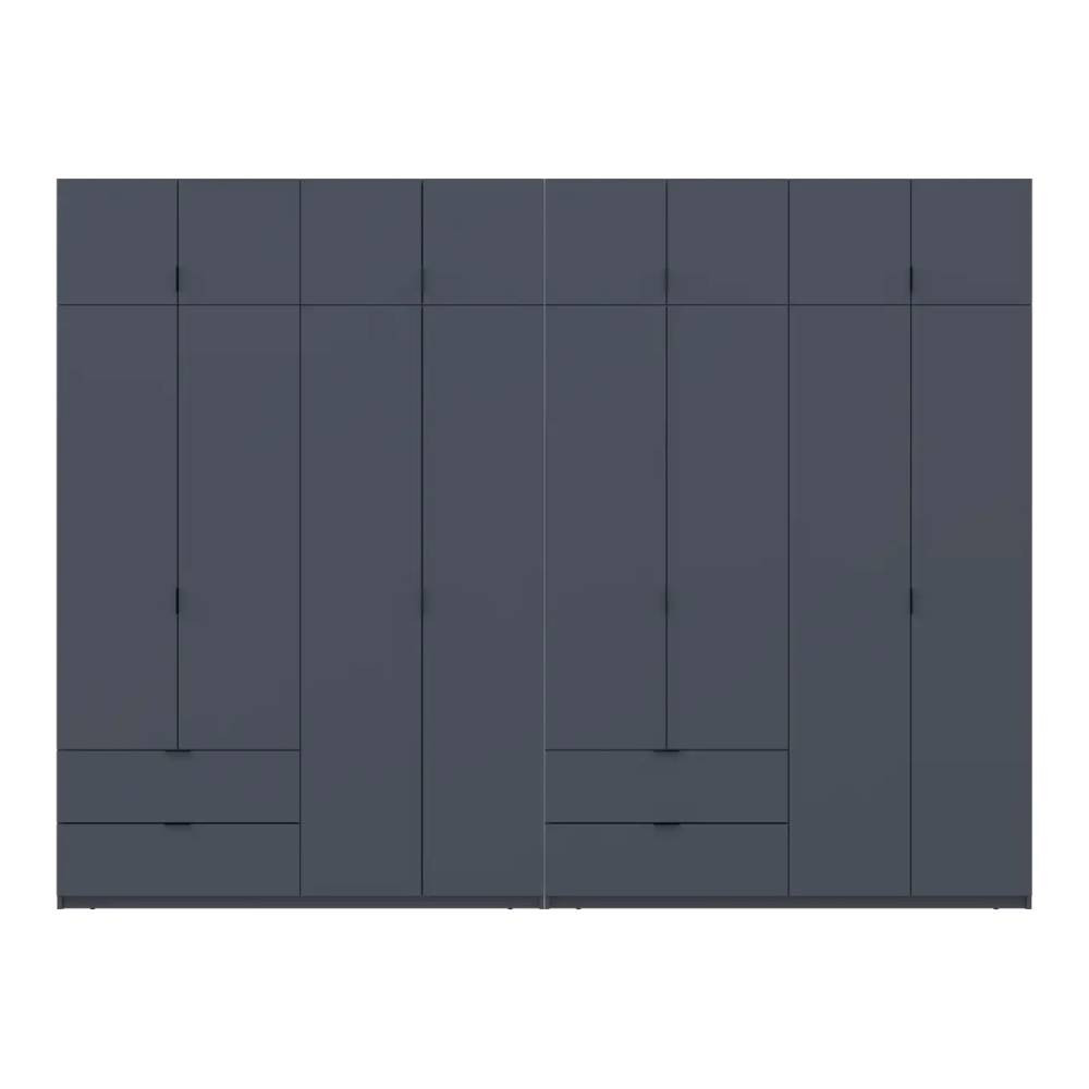 Шафа для одягу Doros Лукас Графіт 4+4 ДСП 320х50х240 DRS-011700 (42005129) Львів - фото 4