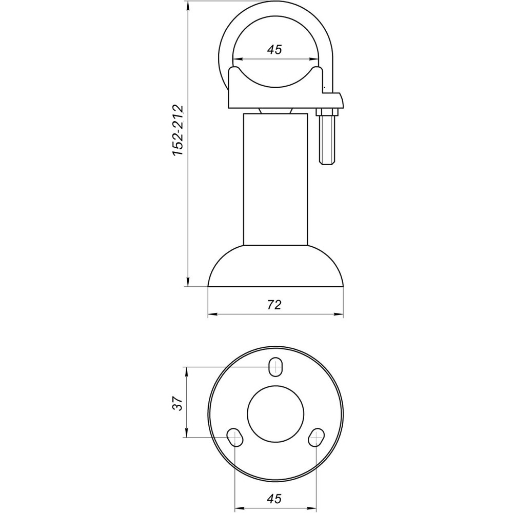 Підлоговий кронштейн секційного радіатора CRISTAL NR-1014 (компл.9од..) (000017737) Київ - фото 2