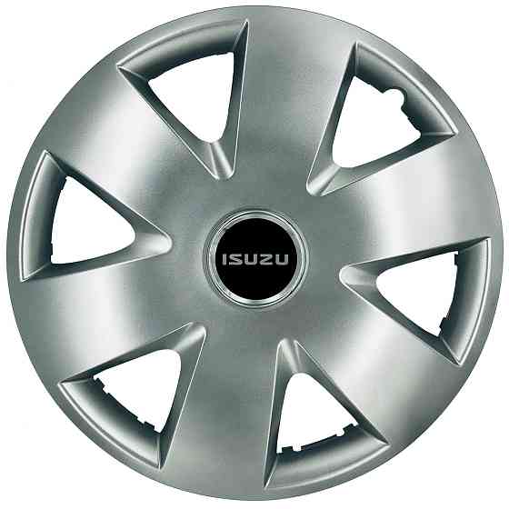 Автомобильные модельные колпаки R15 Isuzu 308 4шт, SJS, серебристые Киев