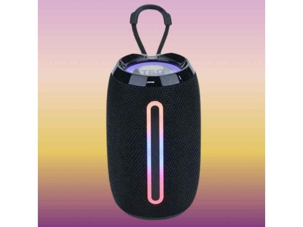 Портативна колонка Bluetooth TG653 з RGB підсвічуванням, speakerphone, радіо, black ТМ TG Київ - фото 1