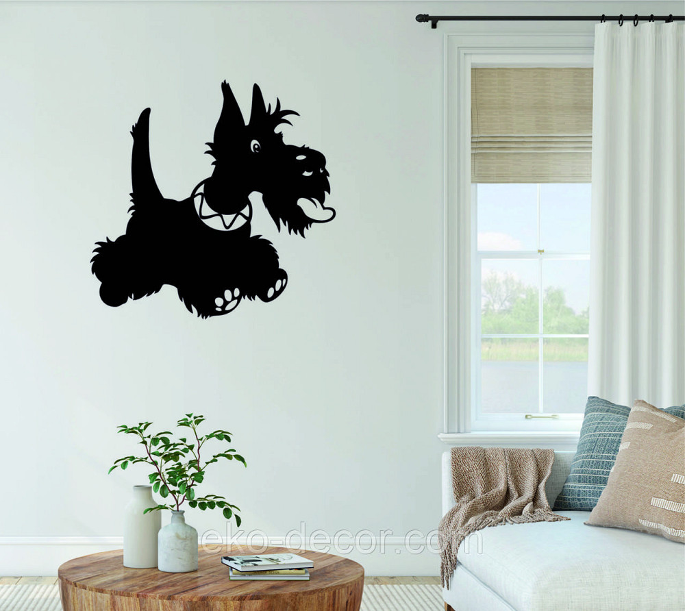 Декоративное настенное Панно «Шотланский терьер», Декор на стену Киев - изображение 7