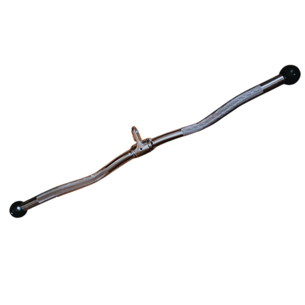 Ручка для верхньої тяги York Fitness 71см W подібна з гумовими наконечниками, хром Киев - изображение 2