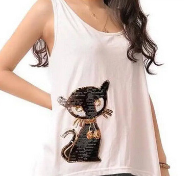 Аппликация для одежды женская Кошка Киев - изображение 1