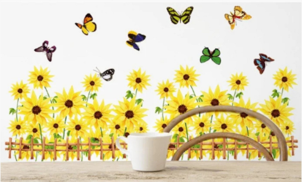 Інтер'єрна наклейка Соняшники Київ - фото 5