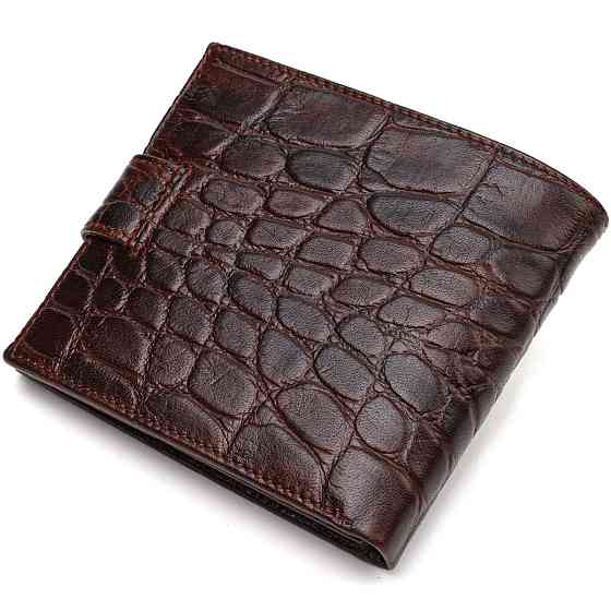 Купюрник для мужчин горизонтального формата из натуральной кожи с тиснением под крокодила CANPELLINI 21773 Киев