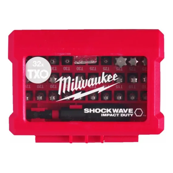 Біти НАБІР — 32 предмета Shockwave Impact Duty bit TORX 32 MILWAUKEE (4932471586) Коломия