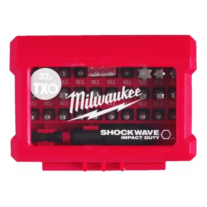 Биты НАБОР — 32 предмета Shockwave Impact Duty bit TORX 32 MILWAUKEE (4932471586) Коломыя - изображение 1