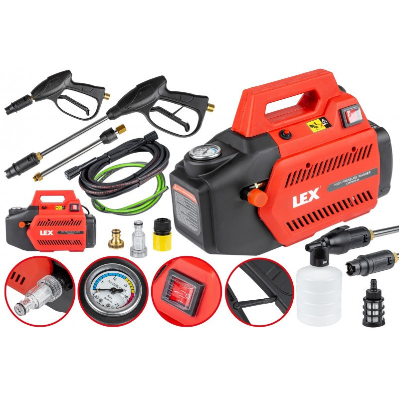 Міні мийка LEX для машини 2500 Вт 160 бар – Надійна Львів - фото 6