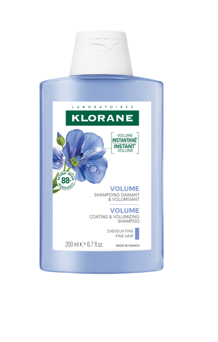 Клоран Льон шампунь для об'єму тонкого волосся Klorane Shampoing au Lin BIO, 200 мл new Дніпро - фото 1