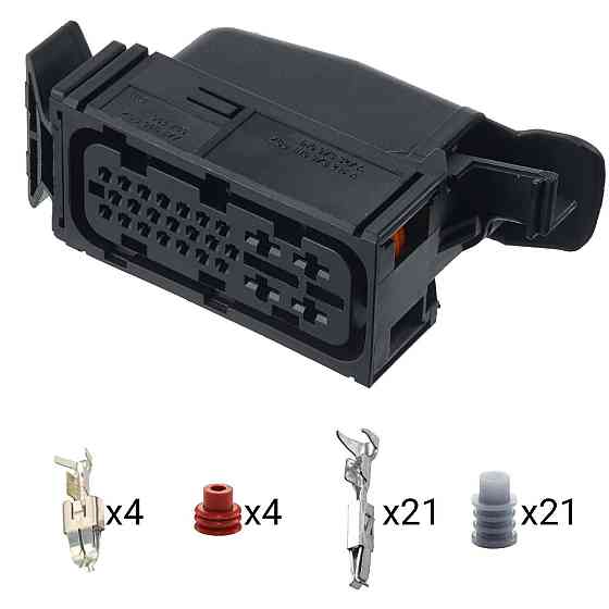 Роз'єм конектор 25-кон., 1H0973327A, 1H0973215A, 1H0973373A, 1K0973213, VAG Германия, Audi, Bugatti, Porsche, Seat, Skoda, VW Київ