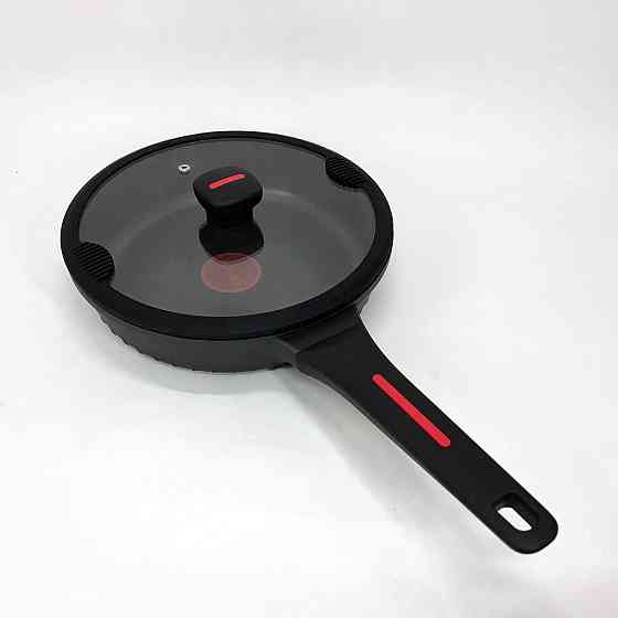 Сковорода якісна на плиту Magio, Сковорода зручна на кухню з товстим дном DU-33 Івано-Франківськ