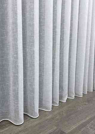 Тюль лен однотонный, коллекция 