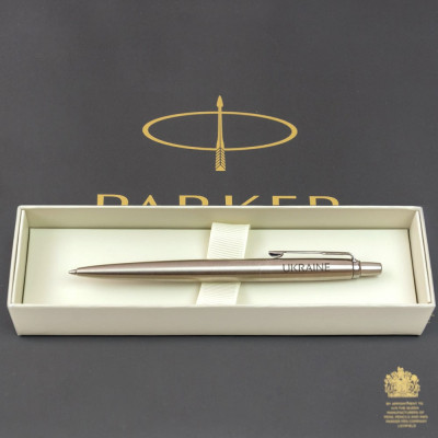 Ручка шариковая Parker JOTTER 17 UKRAINE SS CT BP Україна + Карта (16132_T205b) Винница - изображение 7