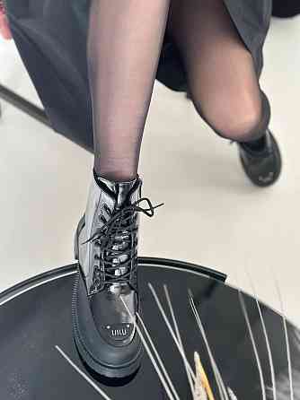 Olli Стильні жіночі черевики чорні з натуральної лакованої шкіри демісезонні р. 36-41 (6072) / Коломия