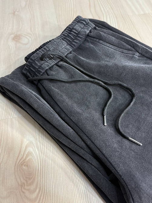 Штани жіночі Fashion 771-3 палаццо спортивні варені тай-дай чорні, чорний, 2XL Київ - фото 14