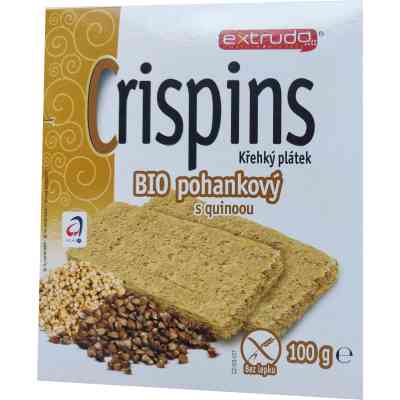 Хлебцы детские Extrudo Crispins Органические с гречкой и киноа 100 г (27770-1704) Винница