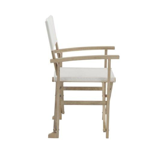 Раскладное садовое кресло из дерева Naterial бежевое Киев - изображение 3