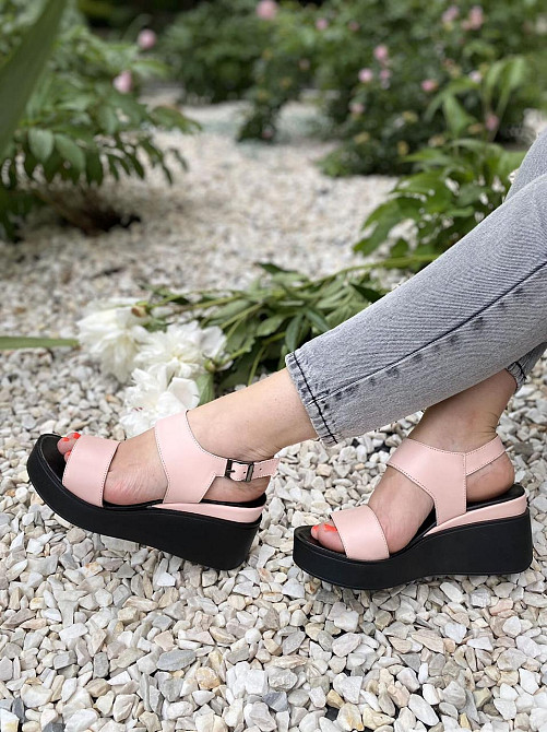 ARLEN Босоніжки жіночі ARLEN Бос-01 пудра (літо, шкіра натуральна) (3791) Коломия - фото 8