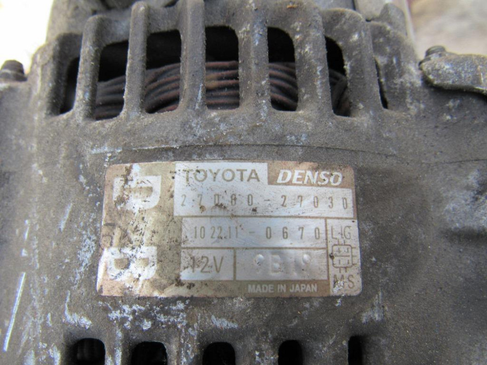 Генератор Toyota Corolla 2.0 D4-D 2000-2007 Ковель - изображение 3