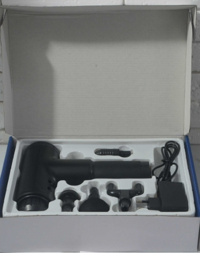 Ударний масажер пістолет Fascial Gun перкусійний акумуляторний Ручной. Харків - фото 5