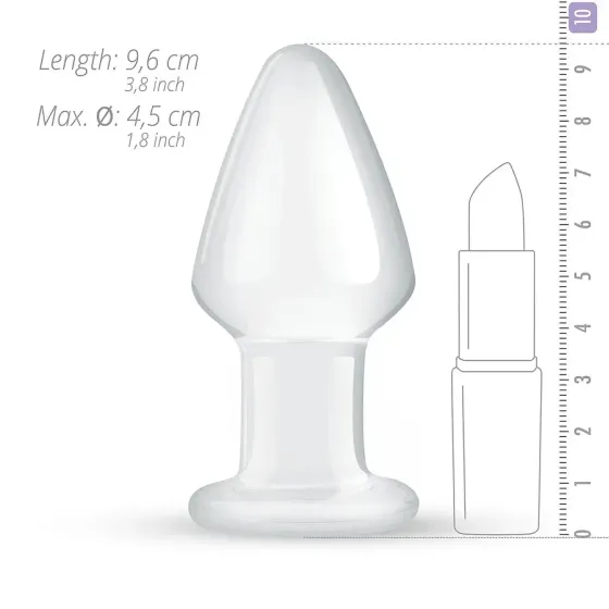Скляна анальна пробка Gildo Glass Buttplug No. 25 Львів