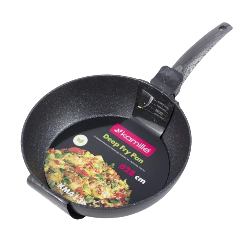 Сковорідка-сотейник d28см алюміній а/п Black marble 4136 KAMILLE Житомир